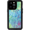 Liquid Blue Tie Dye Peace Heart iPhone 15 Pro Waterproof Case